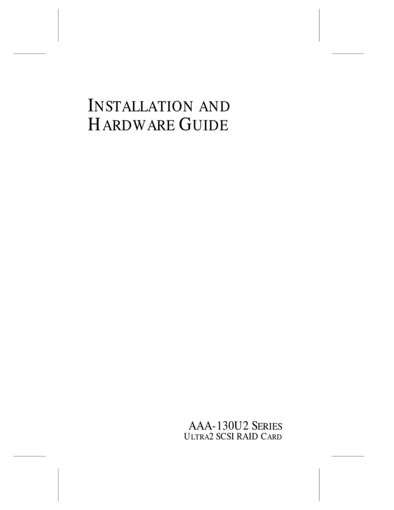 Adaptec AAA-133U2 Installation instructions