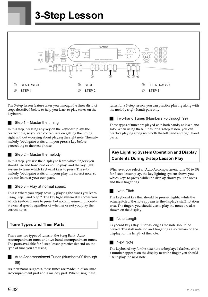 Casio LK-73 User manual