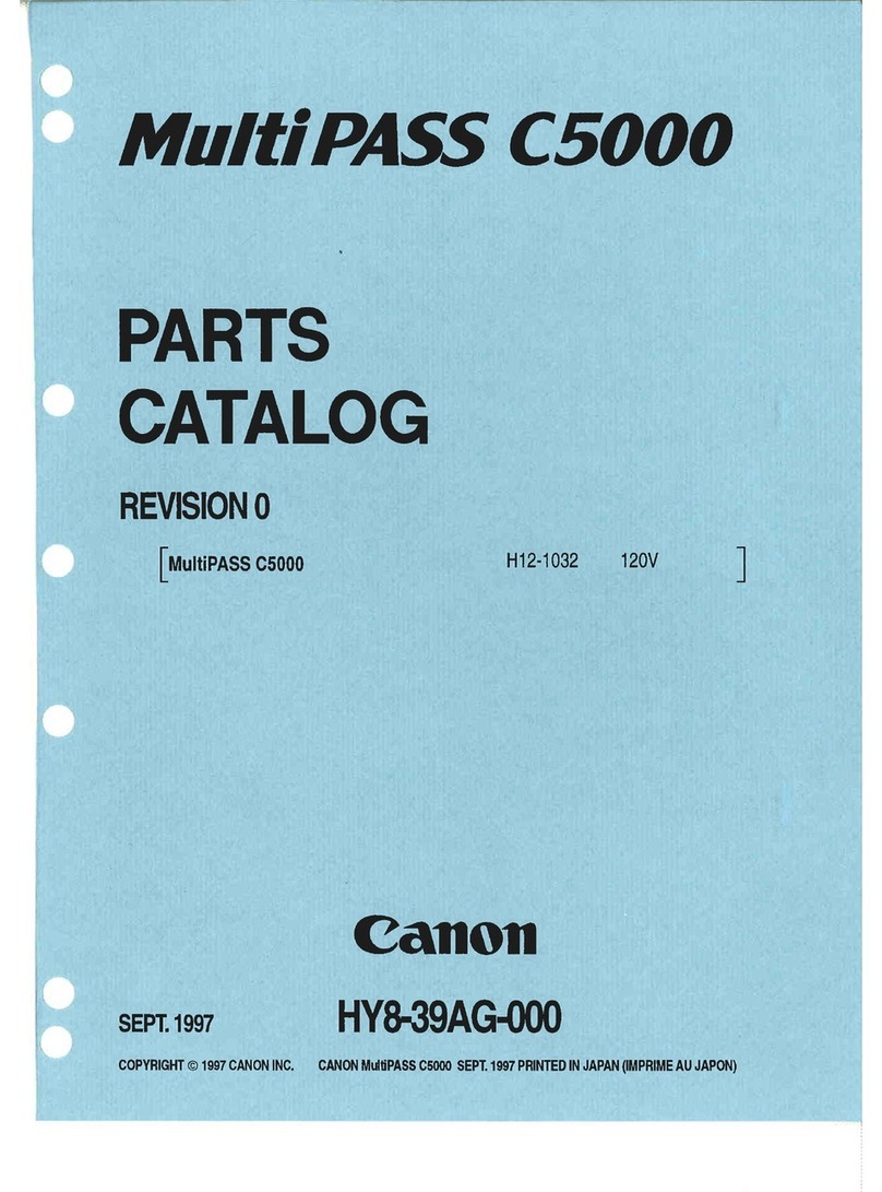 Canon C5000 - MultiPASS Color Inkjet Printer Instruction Manual