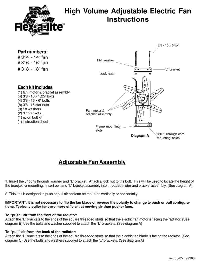 Flex-a-Lite 314 User manual