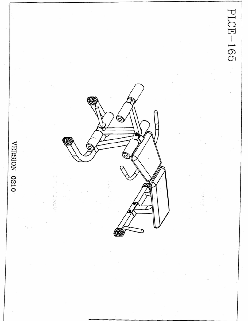 Body Solid PLCE-165 User manual