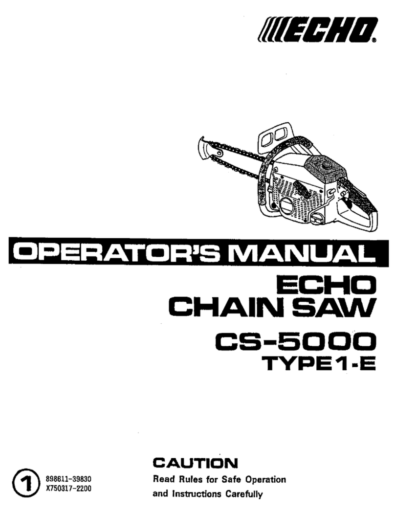 Echo CS-5000 User manual