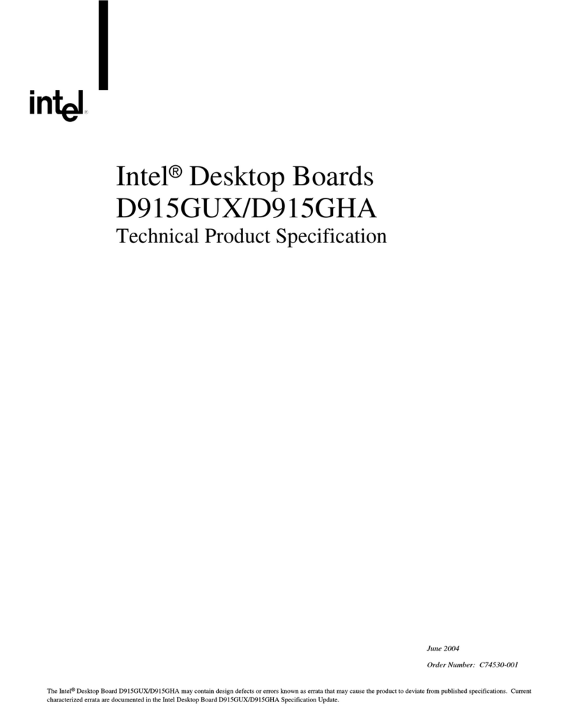 Intel D915GUX User manual