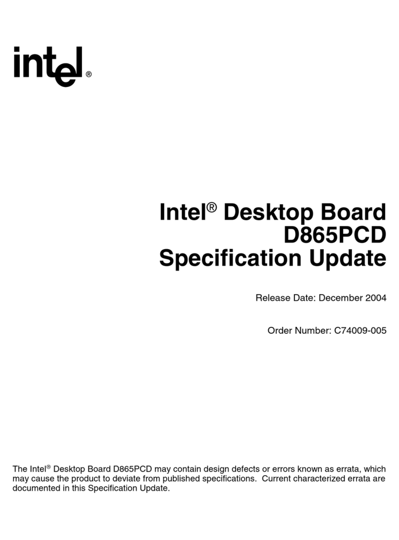 Intel D865PCD Technical manual