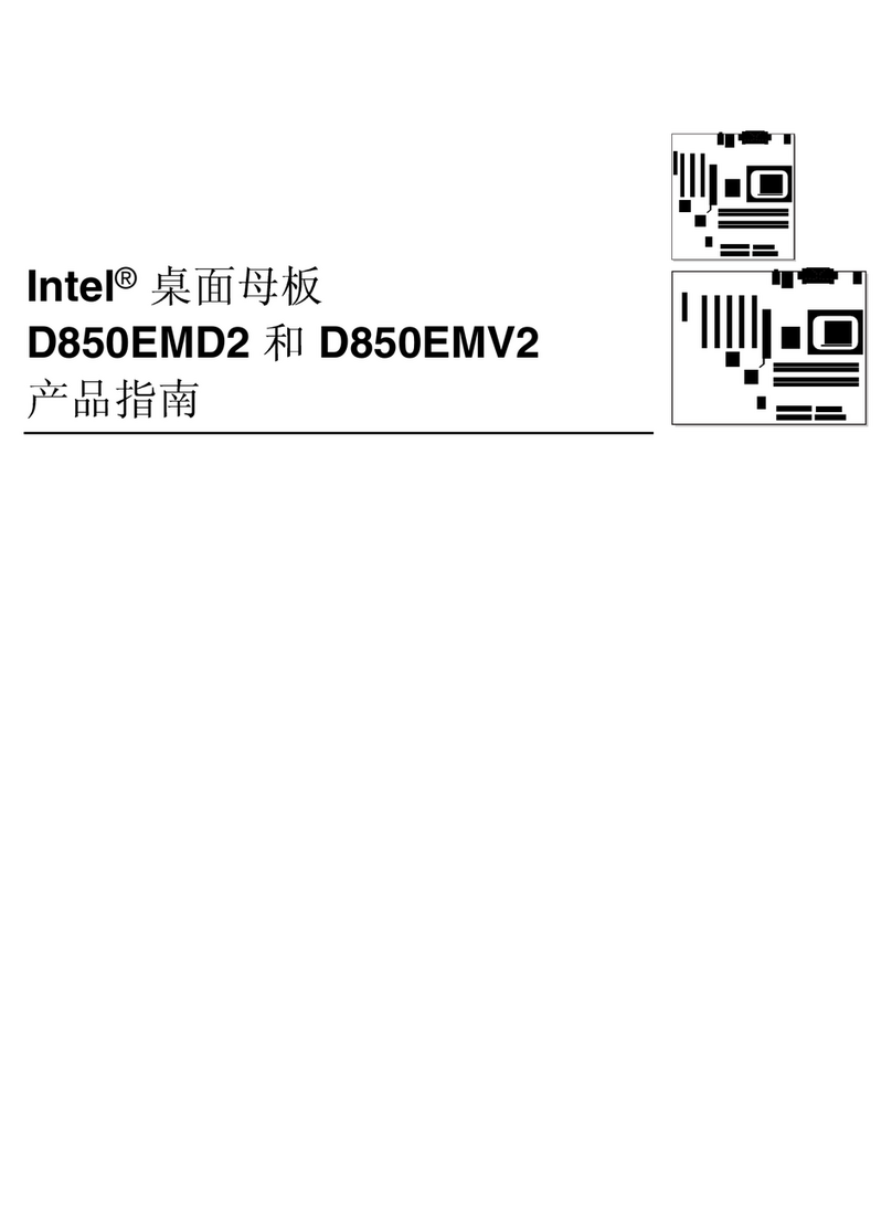Intel Desktop Board D850EMD2 User manual