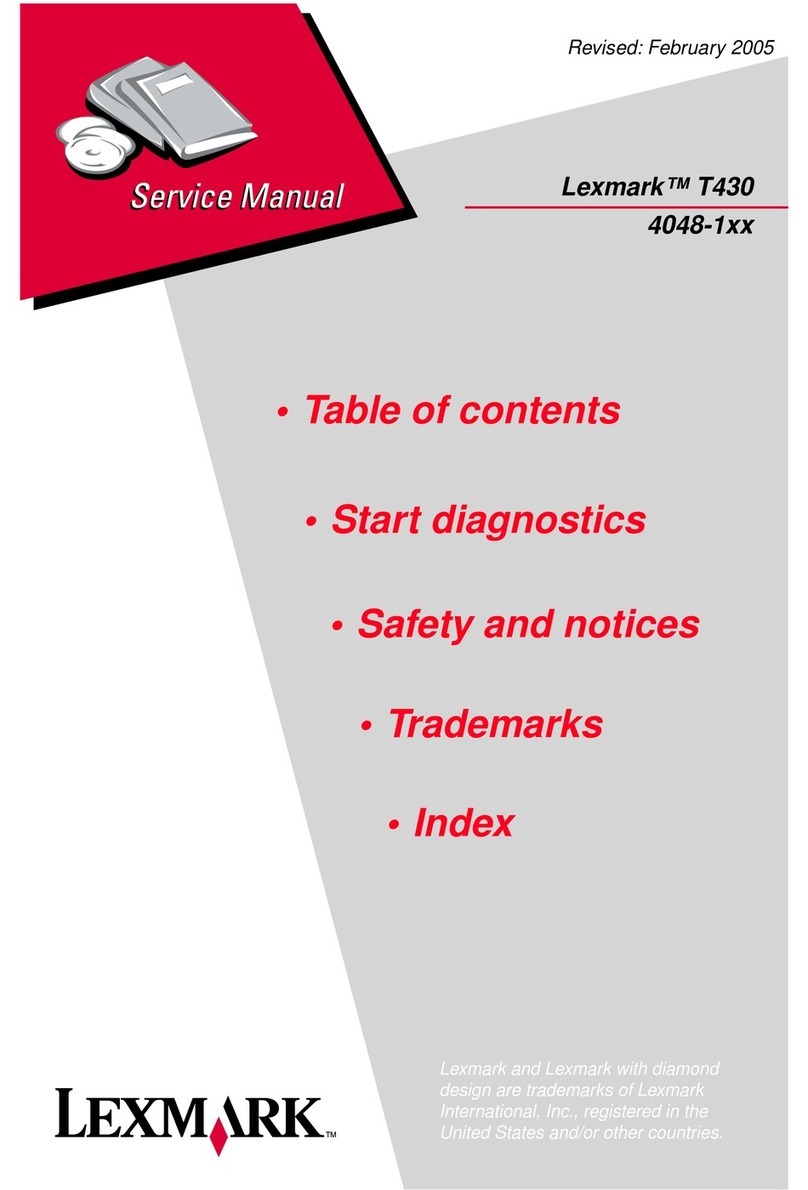 Lexmark T 430 User manual