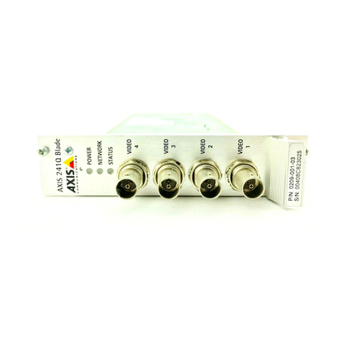 Axis 241Q Blade User manual