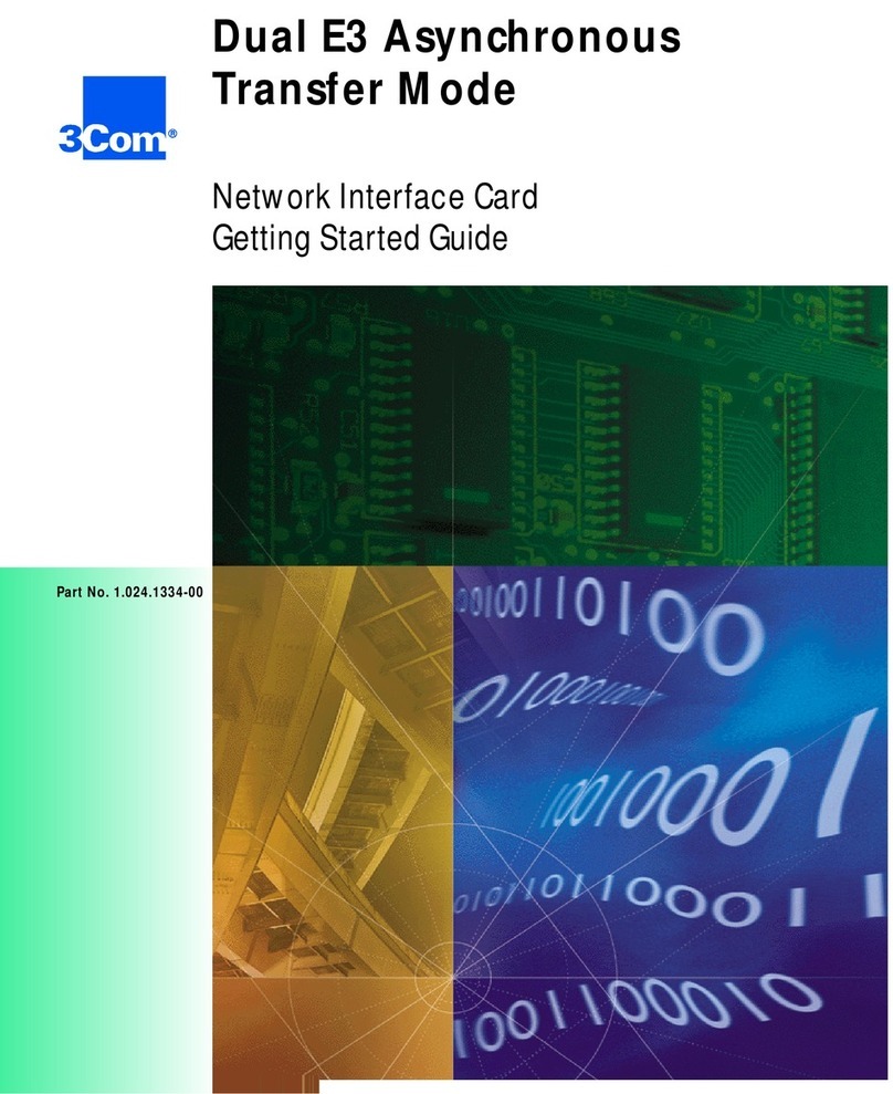 3Com Dual E3 Asynchronous User manual