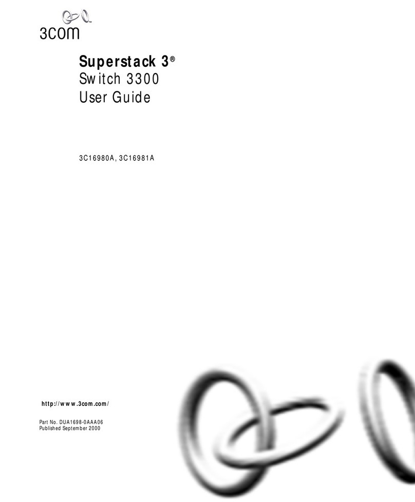 3Com 3C16981A - SuperStack 3 Switch 3300 User manual