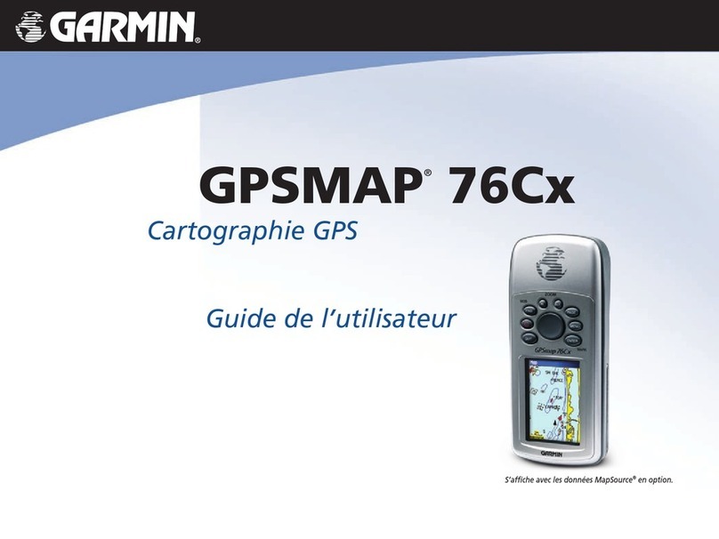 Garmin GPSMAP 76Cx Quick start guide