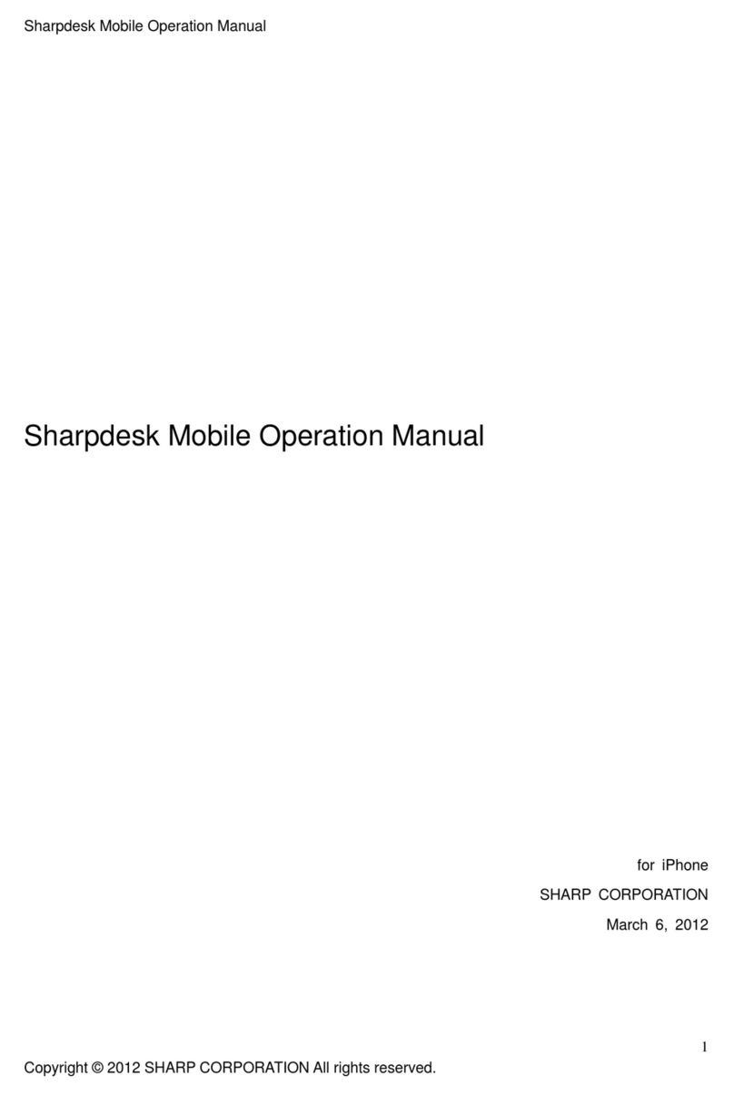 Sharp MX-3110N User manual