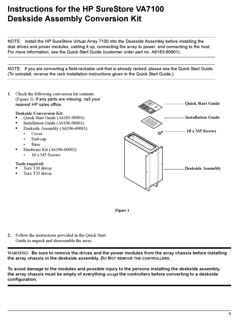 HP StorageWorks 7110 - Virtual Array User manual