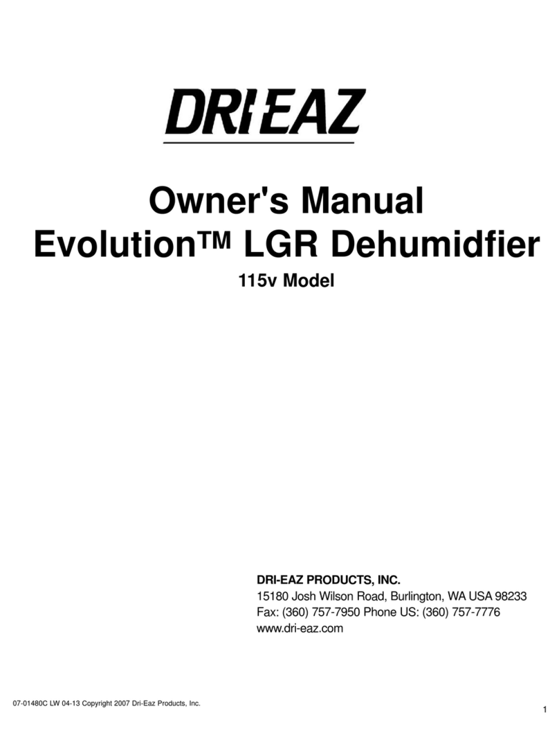 Drieaz Evolution 115v User manual