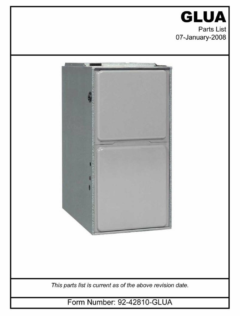 Heat Controller GLUA User manual