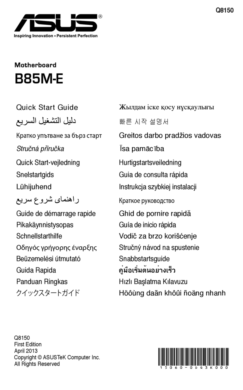 Asus B85M-E User manual