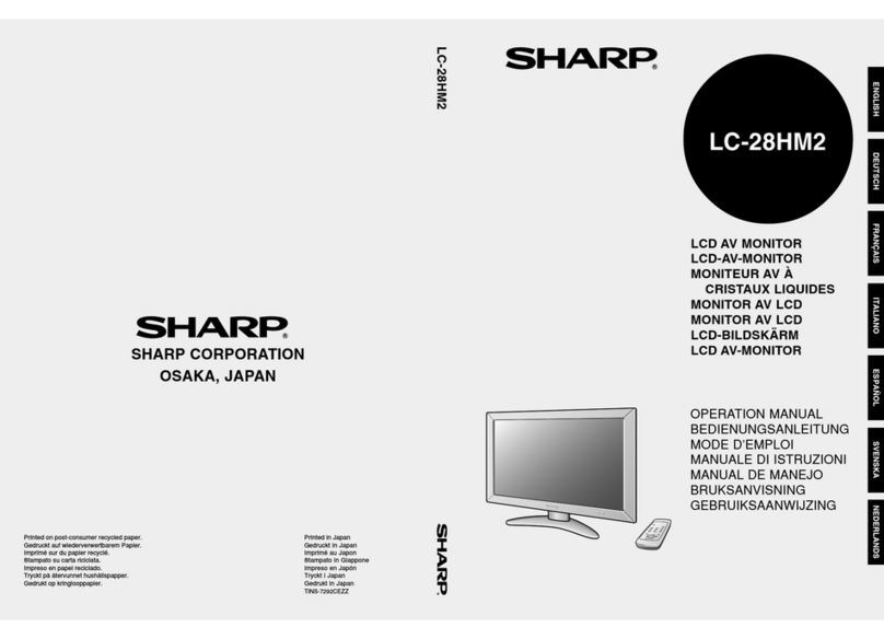 Sharp LC-28HM2 User manual