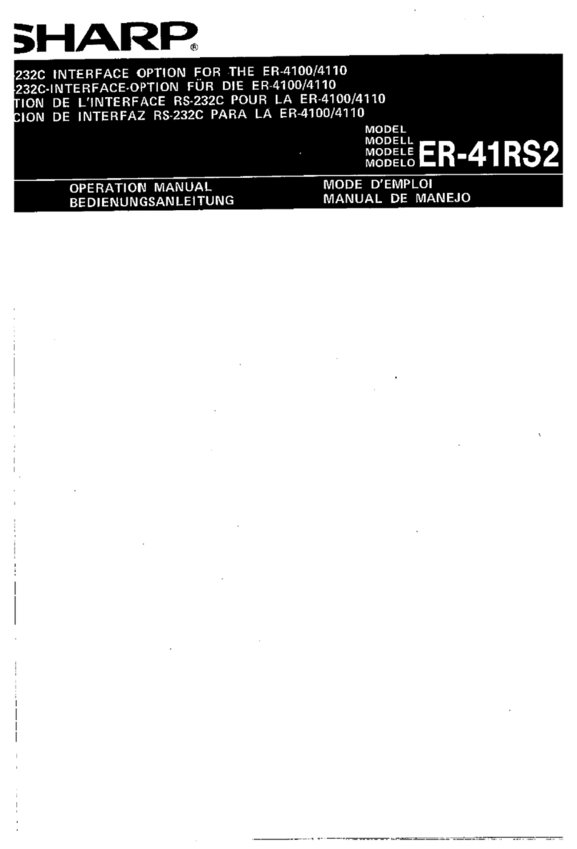 Sharp ER-41RS2 User manual