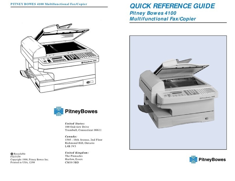 Pitney Bowes 4100 User manual