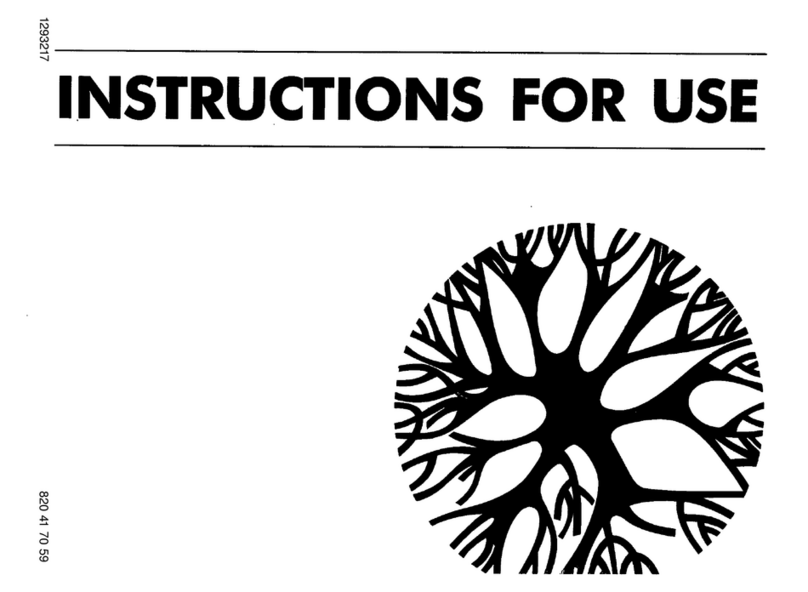 Electrolux ICF100E User manual