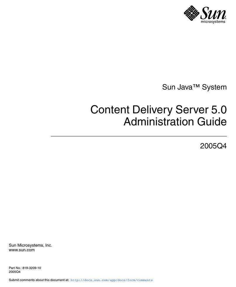 Sun Microsystems Sun Java Content Delivery Server 5.0 Instruction Manual