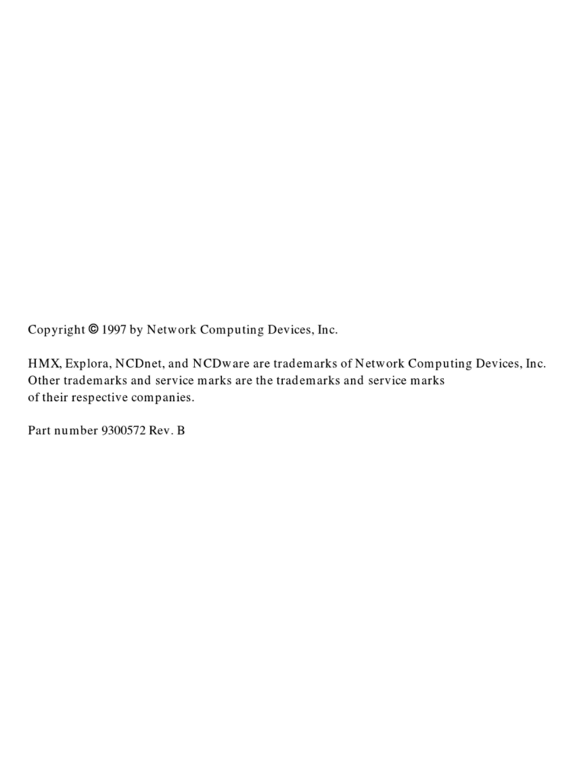 Network Computing Devices NCDware User manual Network Computing Devices NCDware User manual