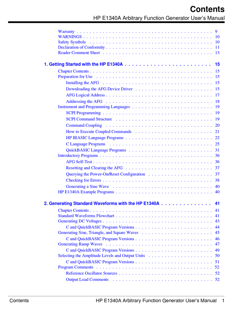 HP E1340A User manual