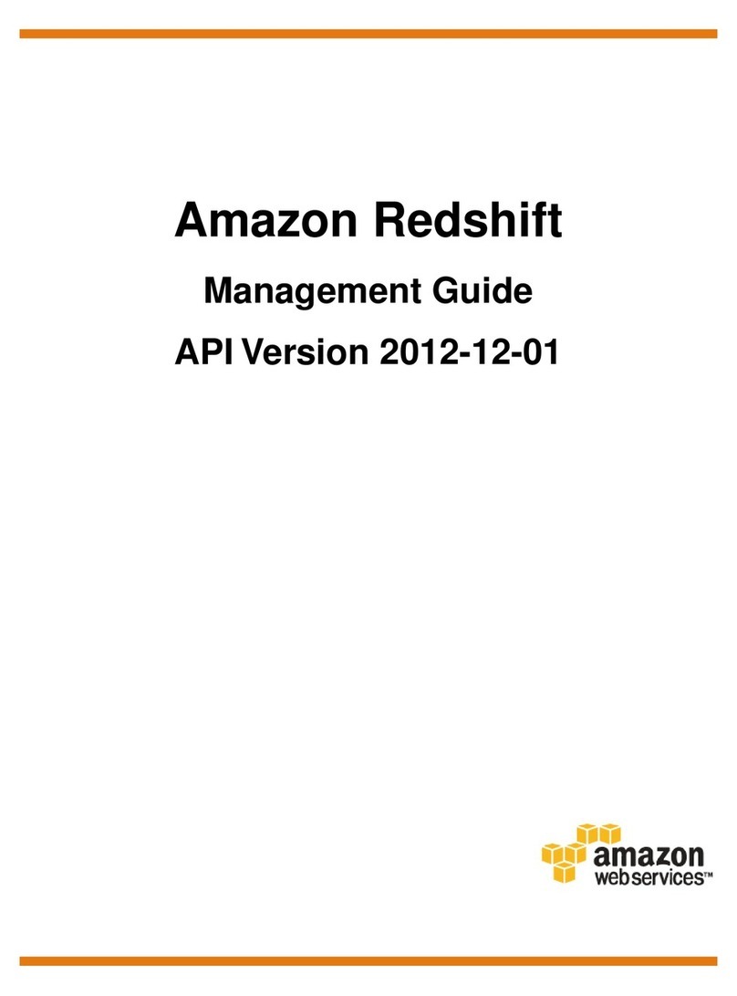 Amazon Redshift Programming manual