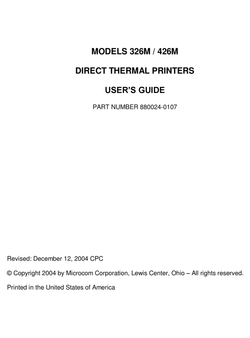 Microcom 326M User manual