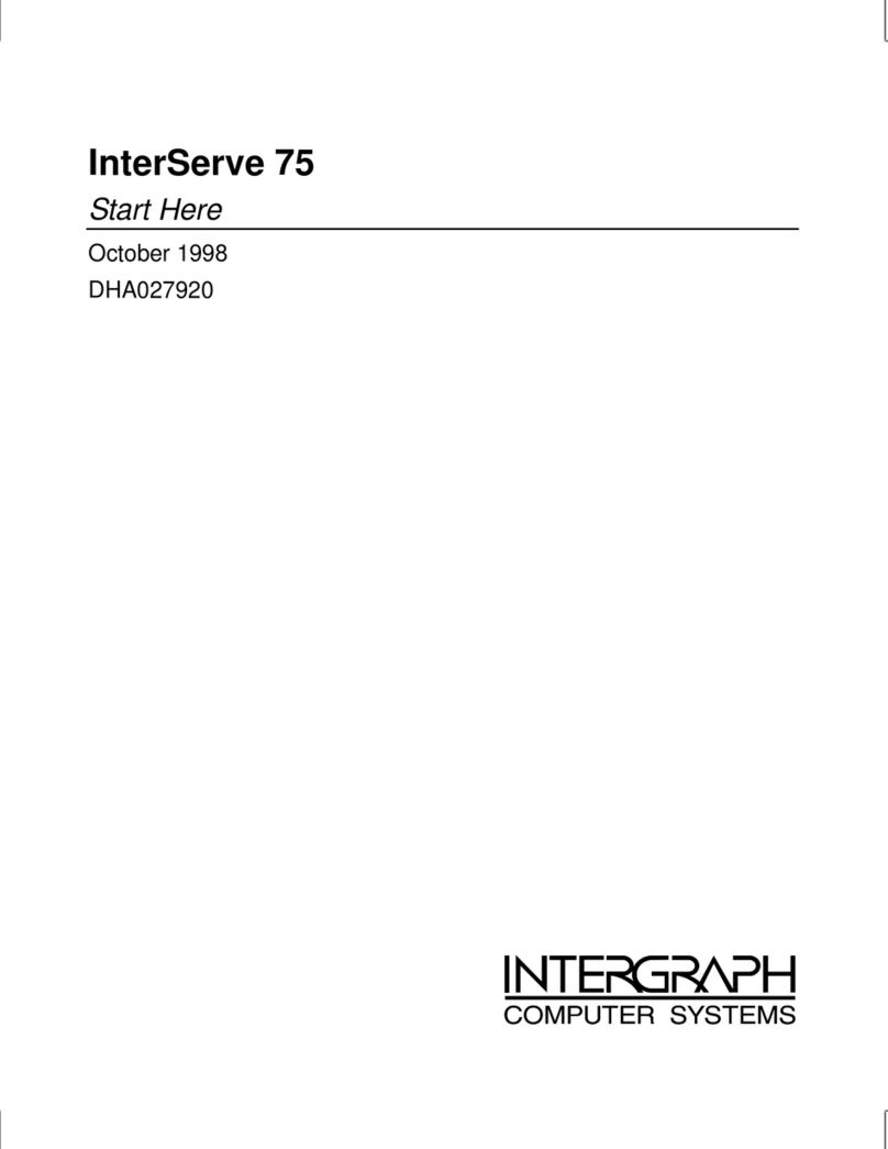 Intergraph InterServe 75 Instruction Manual