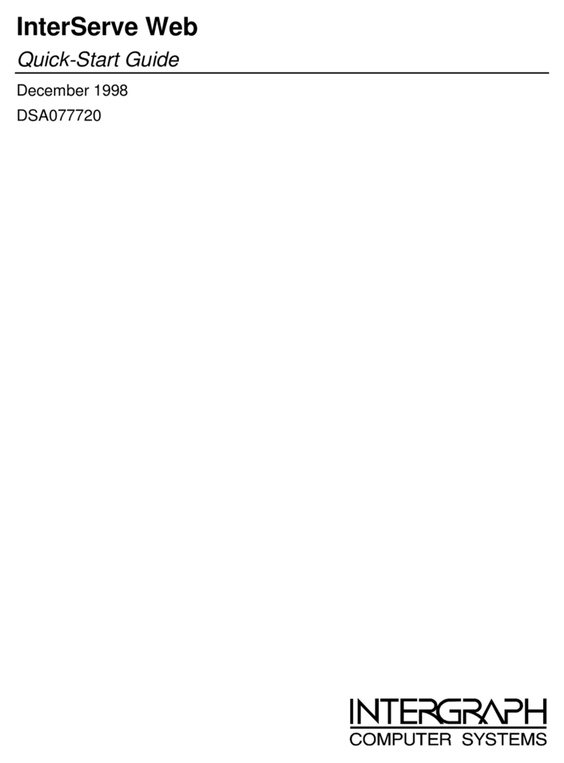 Intergraph InterServe Web User manual