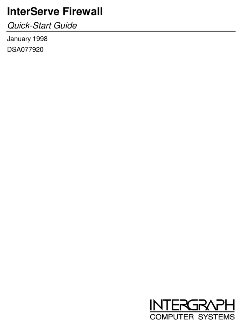Intergraph InterServe Firewall User manual