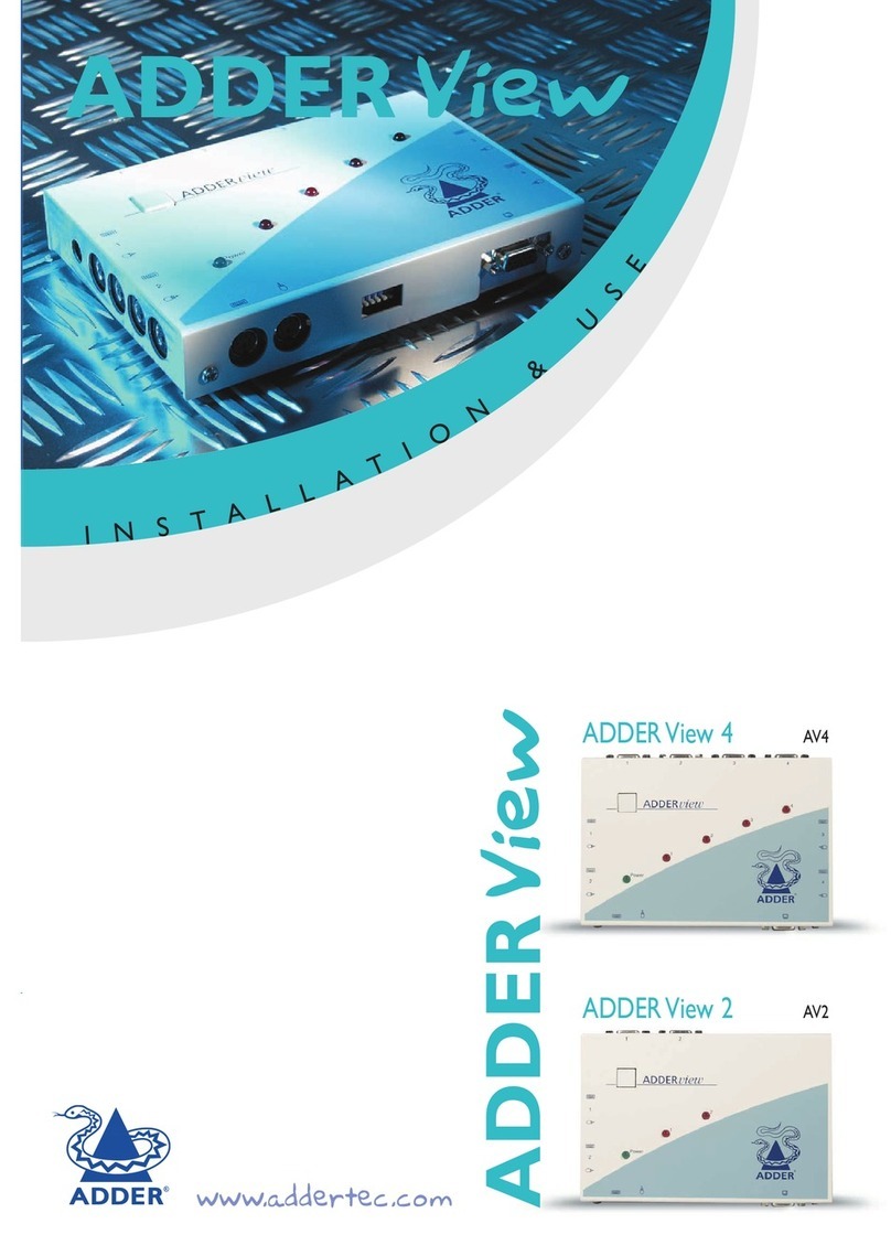 ADDER ADDER View 4 Quick start guide