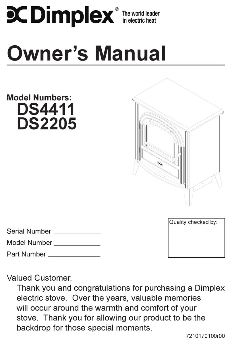 Dimplex DS4411 User manual