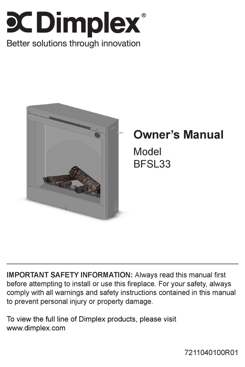 Dimplex BFSL33 User manual