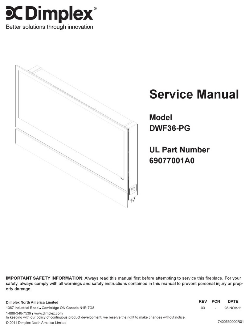 Dimplex DWF36-PG User manual