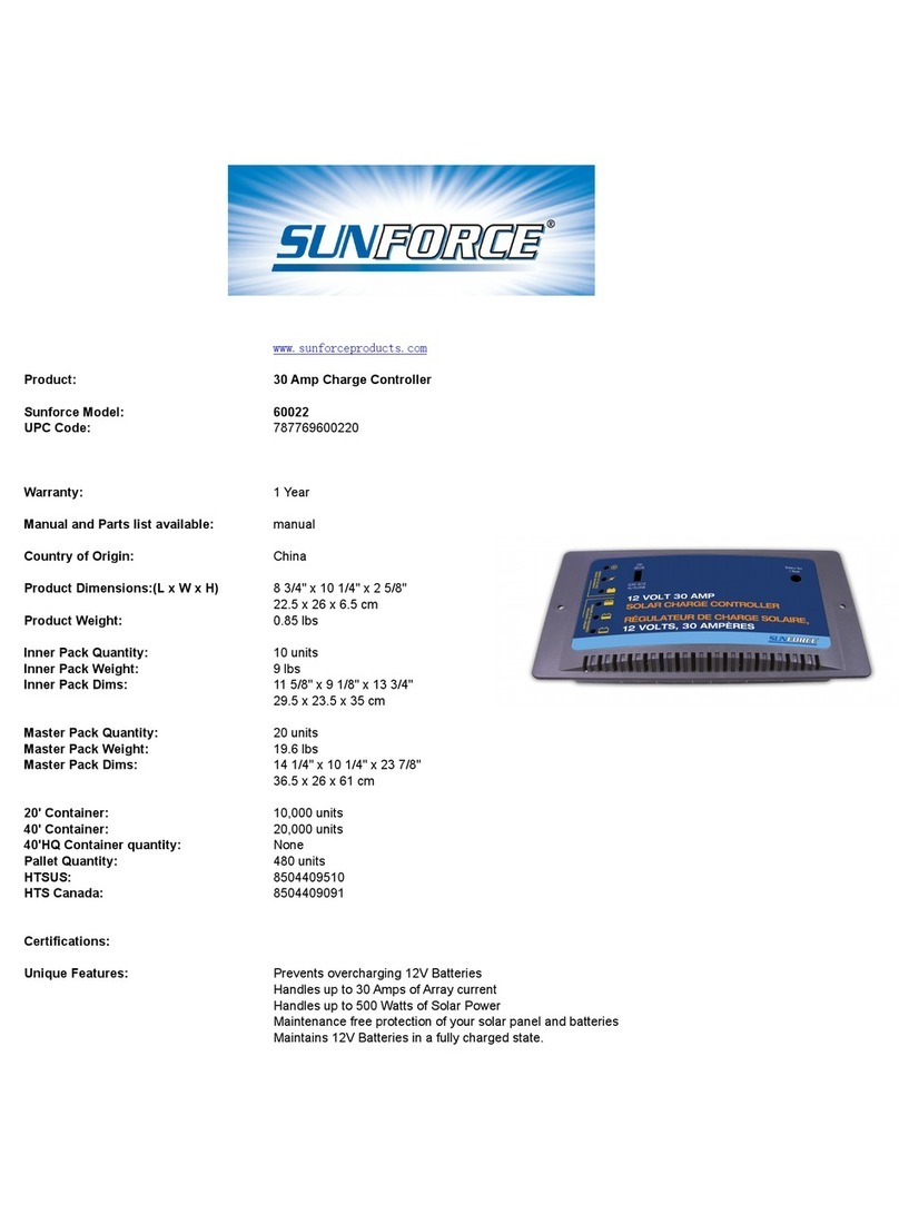Sunforce 60022 User manual