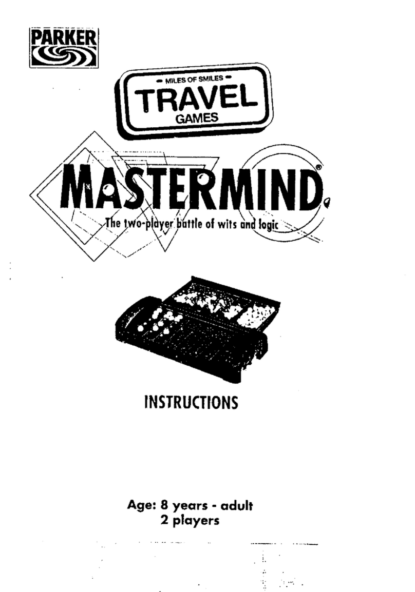 Hasbro Mastermind User manual Hasbro Mastermind User manual
