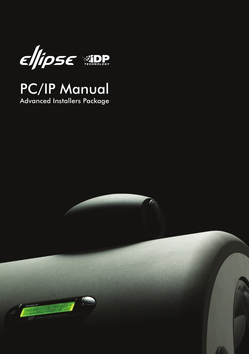 Tannoy ellipse PC/IP User manual