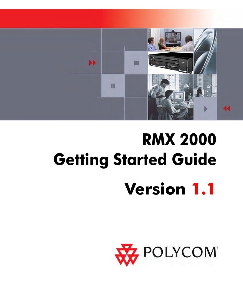 Polycom RMX 2000 User manual