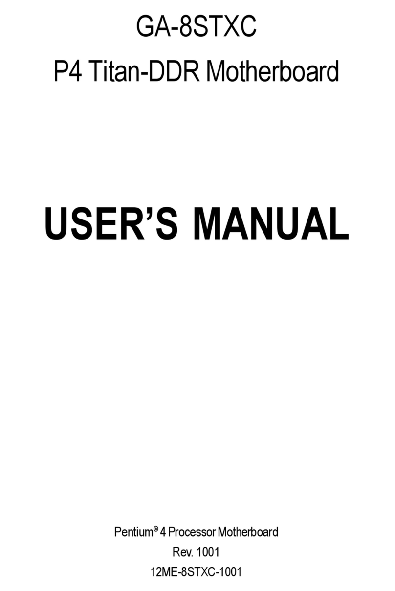 Fujitsu GA-8STXC P4 Titan-DDR User manual