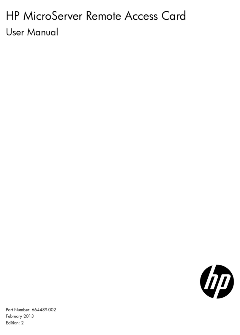 HP MicroServe User manual
