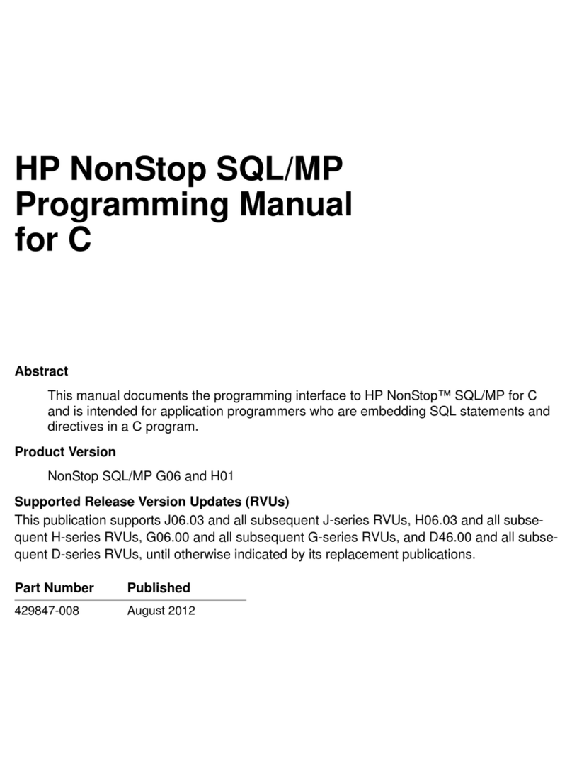 HP NonStop SQL/MP Owner's manual