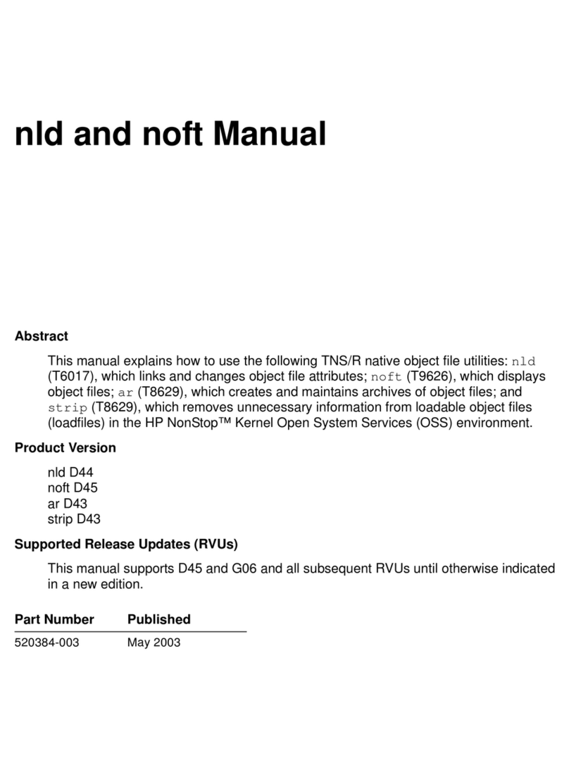 HP nld User manual