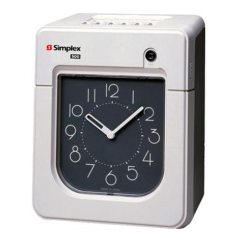 Simplex SIMPLEX 500 User manual