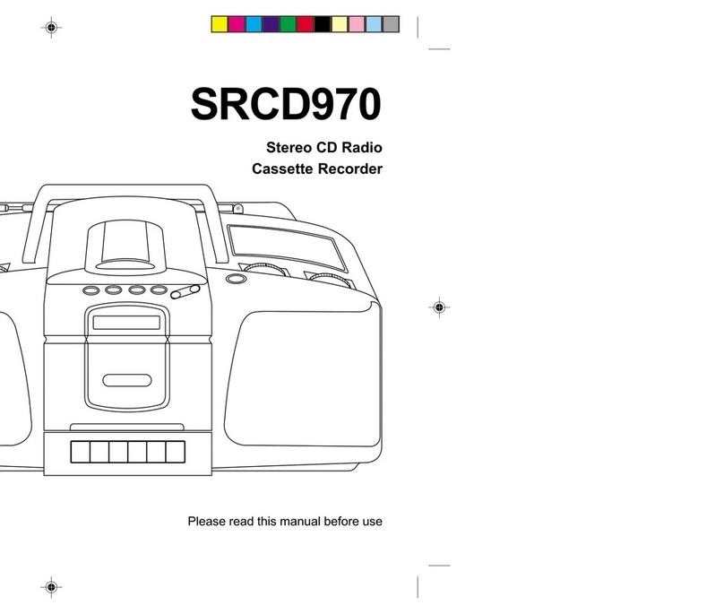 Roberts SRCD970 User manual