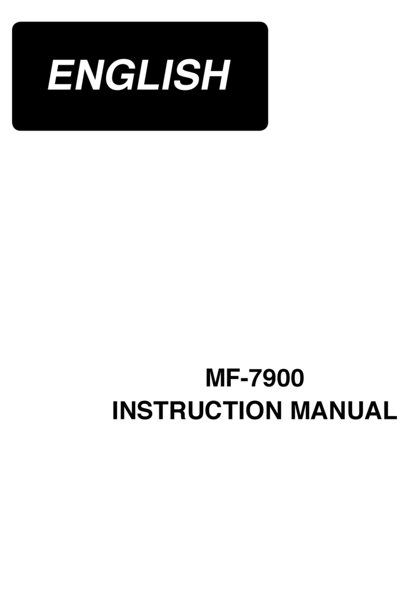 JUKI MF-7900 Series User manual