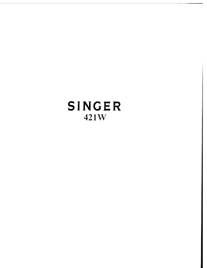 Singer 421W class User manual