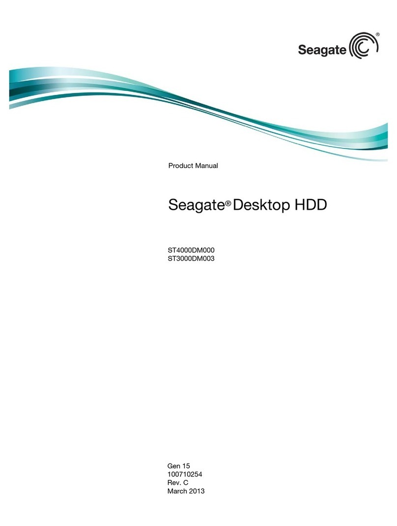 Seagate ST4000DM000 User manual