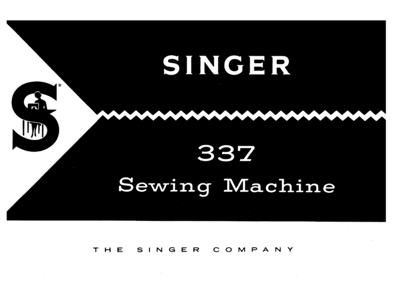 Singer 337 User manual