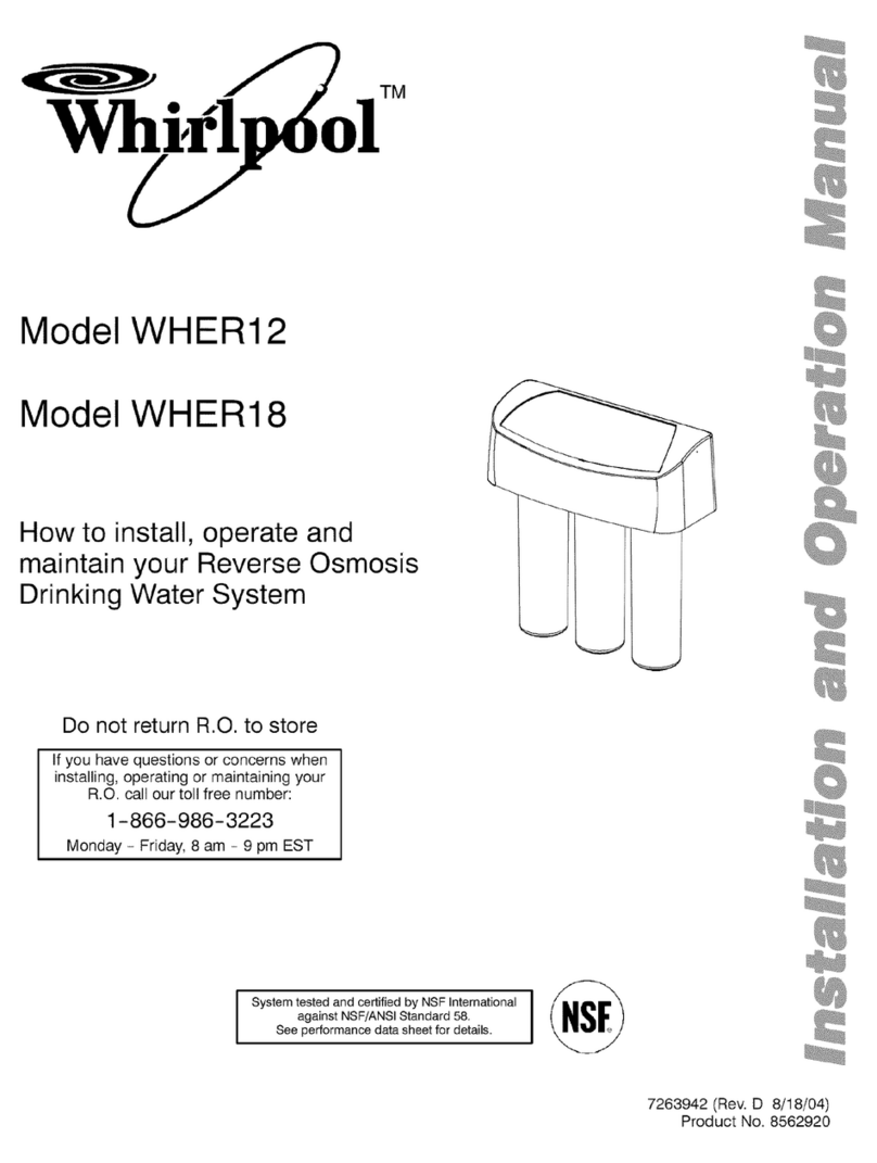 Whirlpool WHER12 User manual